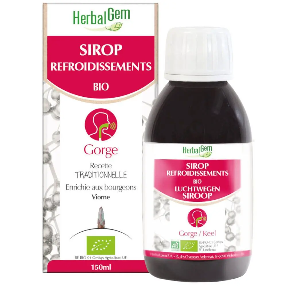 Sirop pour les refroidissements - Herbalgem