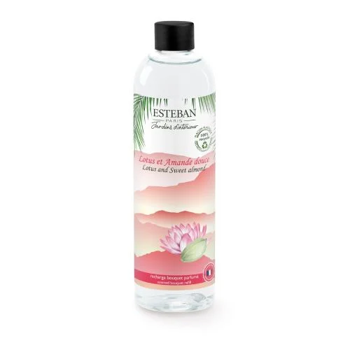 Recharge 250 ml pour bouquet parfumé Lotus et Amande douce